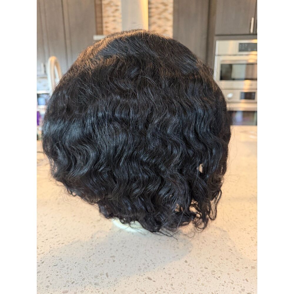 22" Deep Wave Human Hair Wig 13x6 HD Lace Front Pre-Plucked Baby Hair + Wig Cap